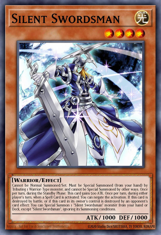 (011) YuGiOh TCG RA02: 25th Anniversary Rarity Collection II Single: Silent Swordsman (V.6 - Collectors Rare)  Collectors Rare