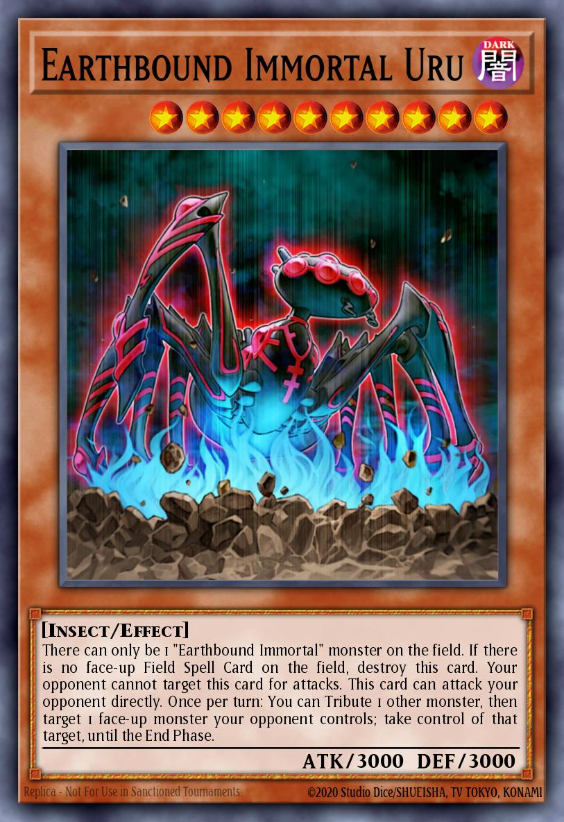 (025) YuGiOh TCG SOVR: Stardust Overdrive Single: Earthbound Immortal Uru (V.1 - Ultra Rare) Ultra Rare