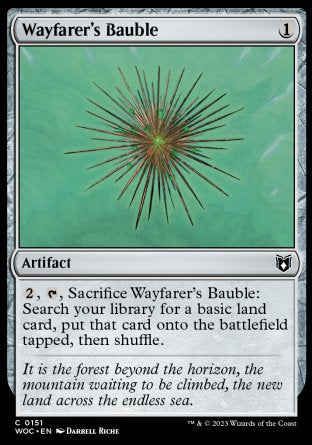 (151) Magic The Gathering Commander: Wilds of Eldraine Single: Wayfarer's Bauble Common