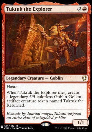 (124) Magic The Gathering The List Single: Tuktuk the Explorer Rare