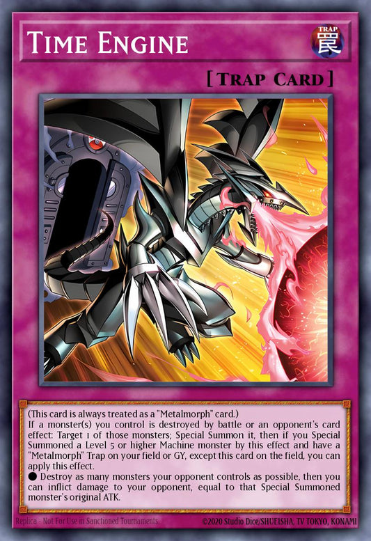(425) YuGiOh TCG MP25: 2025 Mega-Pack Tin Single: Time Engine  Common