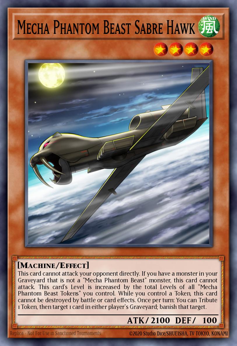 (149) YuGiOh TCG MP14: 2014 Mega-Tins Mega-Pack Single: Mecha Phantom Beast Sabre Hawk Common
