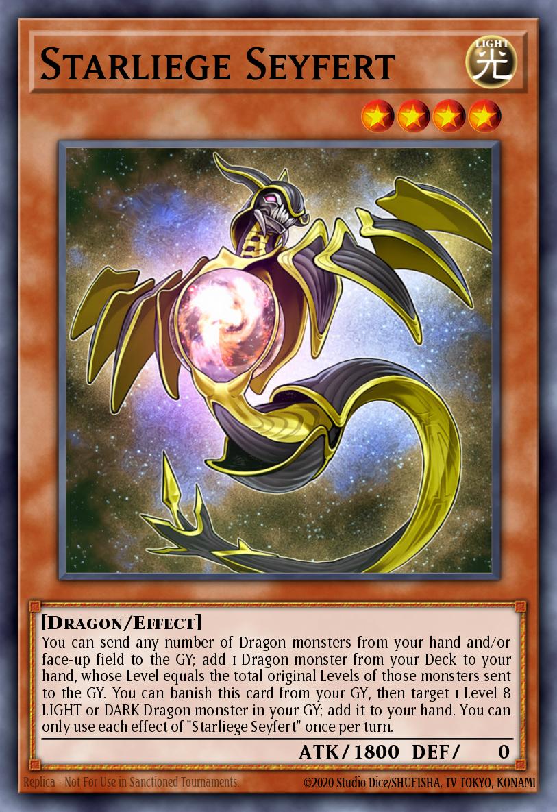 (158) YuGiOh TCG MP20: 2020 Tin of Lost Memories Mega Pack Single: Starliege Seyfert Ultra Rare