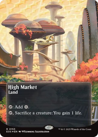(153) Magic The Gathering Stellar Sights Single: High Market (V.4) Holo Rare