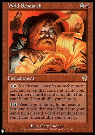 (072) Magic The Gathering The List Single: Wild Research Rare