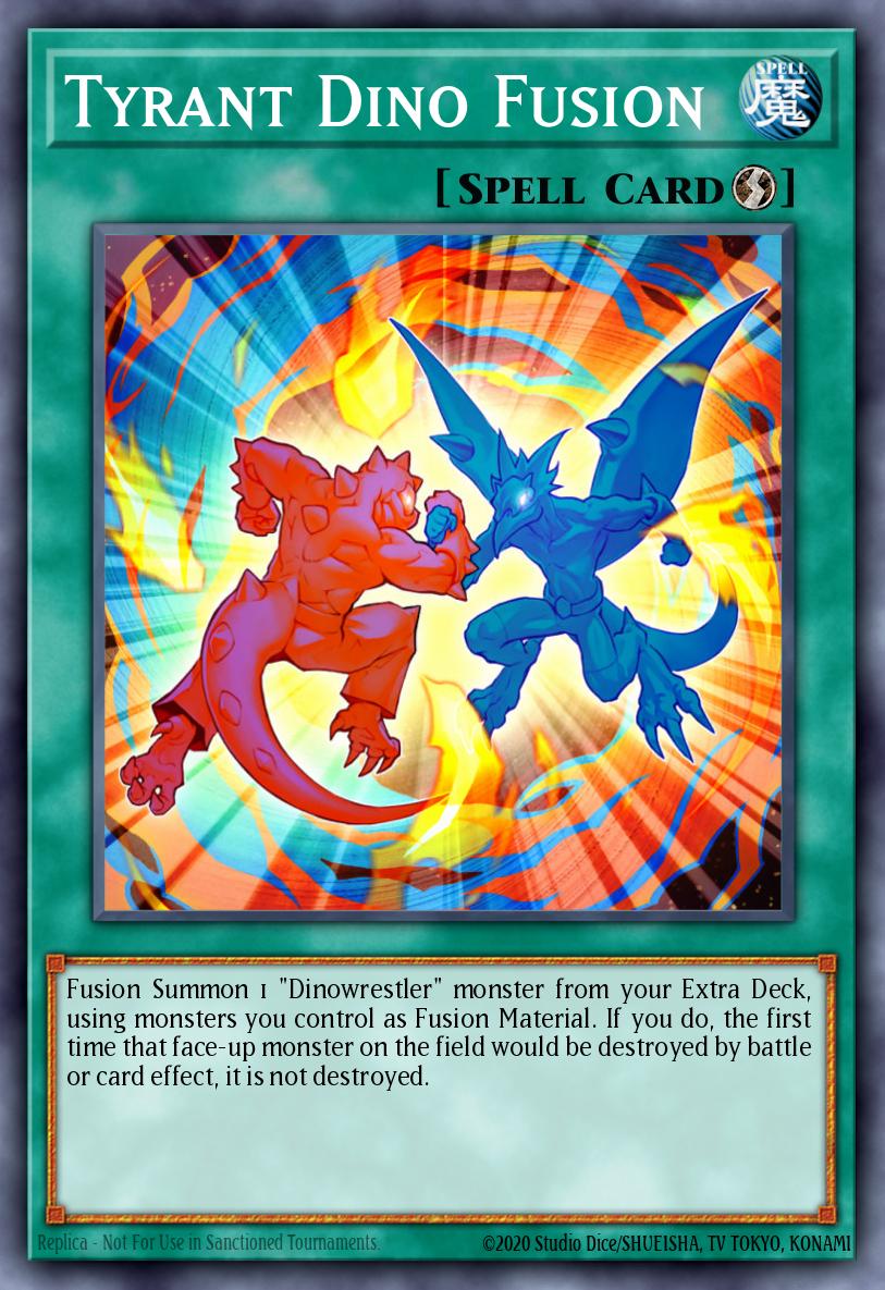 (074) YuGiOh TCG MP20: 2020 Tin of Lost Memories Mega Pack Single: Tyrant Dino Fusion Common