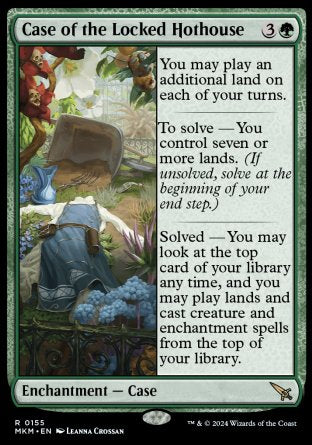 (155) Magic The Gathering Murders at Karlov Manor Single: Case of the Locked Hothouse Rare