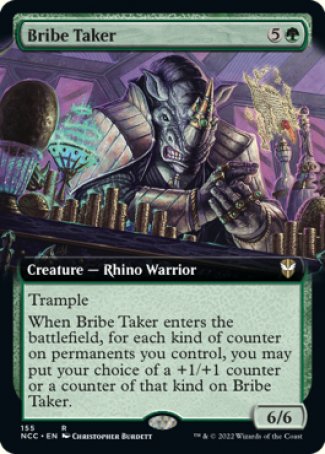 (155) Magic The Gathering Commander: Streets of New Capenna: Extras Single: Bribe Taker Rare