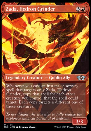 (155) Magic The Gathering Multiverse Legends Single: Zada, Hedron Grinder (V.4) Uncommon