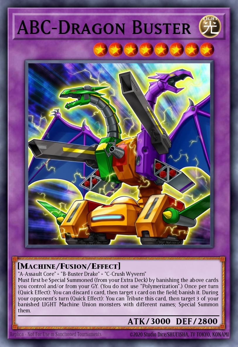 (271) YuGiOh TCG RA04: Quarter Century Stampede Single: ABC-Dragon Buster (V.1 - Platinum Secret Rare) Platinum Secret Rare