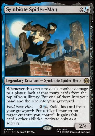 (156) Magic The Gathering Magic: The Gathering | Marvel's Spider-Man: Promos Single: Symbiote Spider-Man Holo Rare