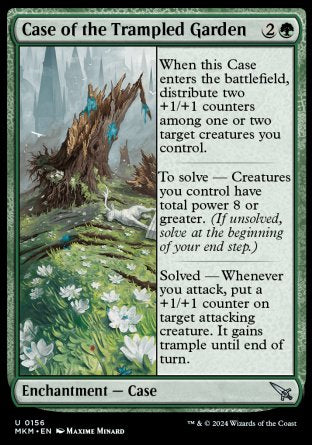 (156) Magic The Gathering Murders at Karlov Manor Single: Case of the Trampled Garden Uncommon