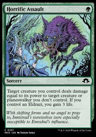 (157) Magic The Gathering Modern Horizons 3 Single: Horrific Assault Common