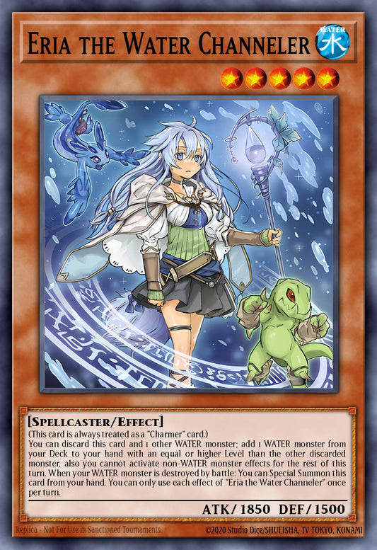 (408) YuGiOh TCG MP25: 2025 Mega-Pack Tin Single: Eria the Water Channeler  Common