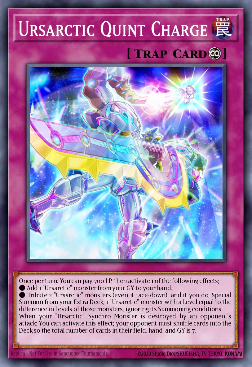 (039) YuGiOh TCG ANGU: Ancient Guardians Single: Ursarctic Quint Charge Rare