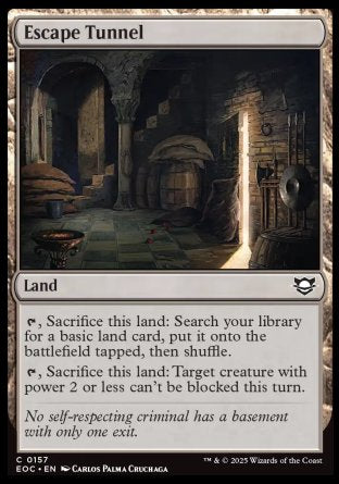 (157) Magic The Gathering Commander: Edge of Eternities Single: Escape Tunnel Common