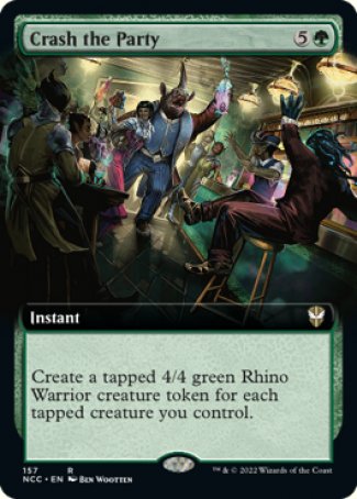 (157) Magic The Gathering Commander: Streets of New Capenna: Extras Single: Crash the Party Rare