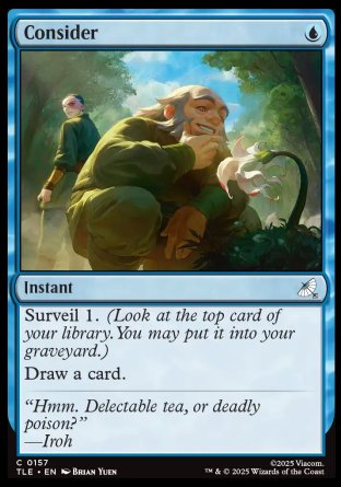 (157) Magic The Gathering Magic: The Gathering | Avatar: The Last Airbender: Eternal Single: Consider Common