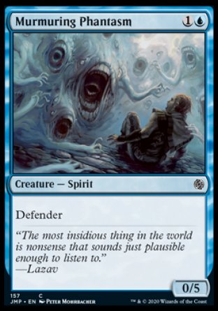 (157) Magic The Gathering Jumpstart Single: Murmuring Phantasm Common