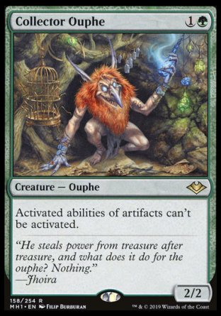(158/254) Magic The Gathering Modern Horizons Single: Collector Ouphe Holo Rare