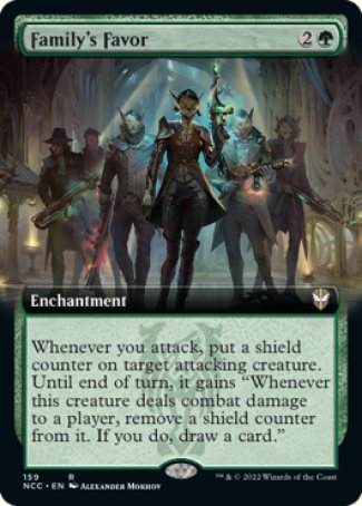 (159) Magic The Gathering Commander: Streets of New Capenna: Extras Single: Family's Favor Rare