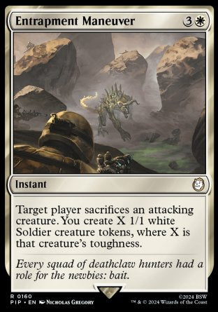 (160) Magic The Gathering Universes Beyond: Fallout Single: Entrapment Maneuver Rare