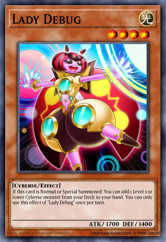 (128) YuGiOh TCG MAGO: Maximum Gold Single: Lady Debug  Rare
