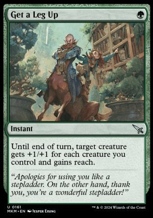 (161) Magic The Gathering Murders at Karlov Manor Single: Get a Leg Up Uncommon