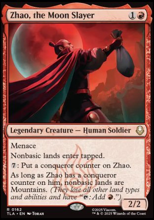 (162) Magic The Gathering Magic: The Gathering | Avatar: The Last Airbender Single: Zhao, the Moon Slayer Holo Rare
