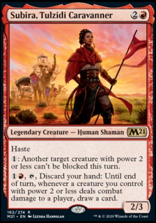 (162) Magic The Gathering Core 2021 Single: Subira, Tulzidi Caravanner Rare
