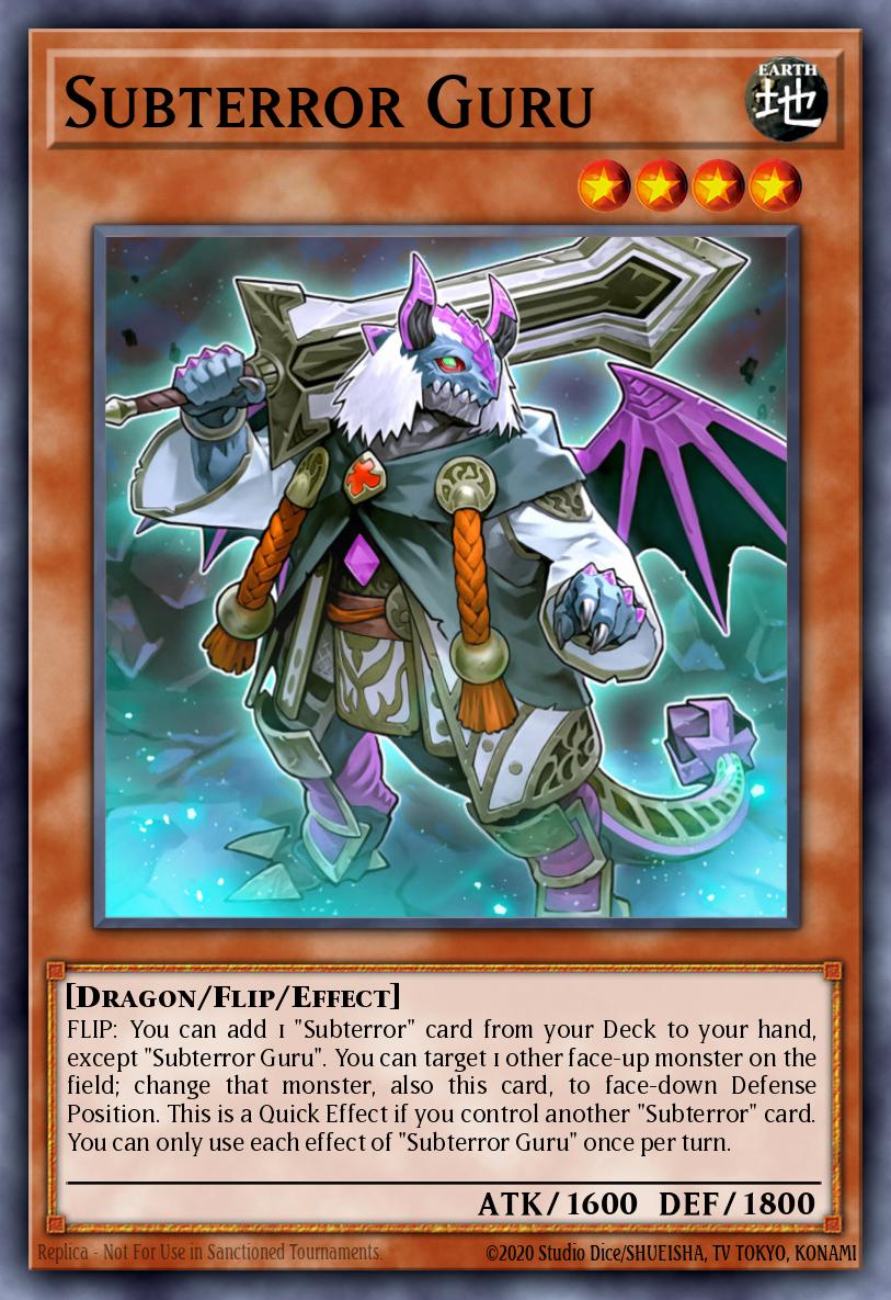 (047) YuGiOh TCG MP20: 2020 Tin of Lost Memories Mega Pack Single: Subterror Guru Rare