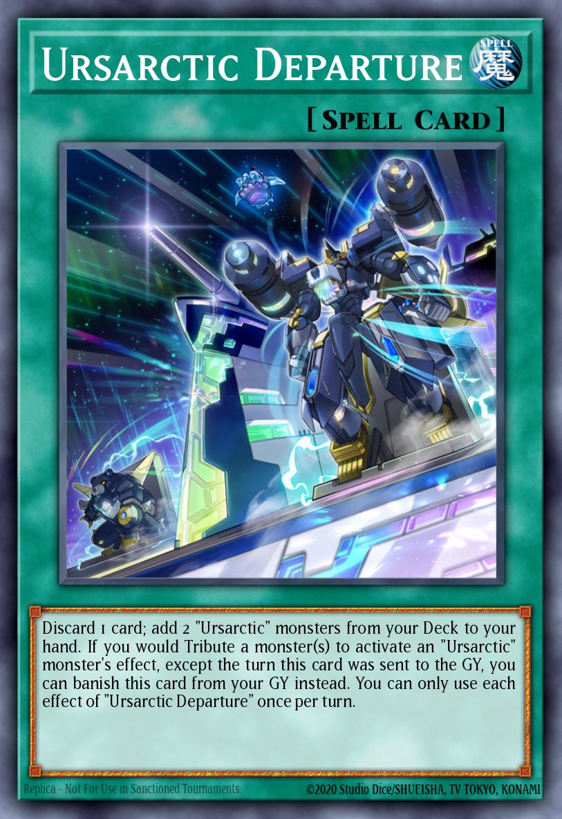 (036) YuGiOh TCG ANGU: Ancient Guardians Single: Ursarctic Departure Super Rare