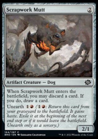 (164) Magic The Gathering The Brothers' War Single: Scrapwork Mutt Common