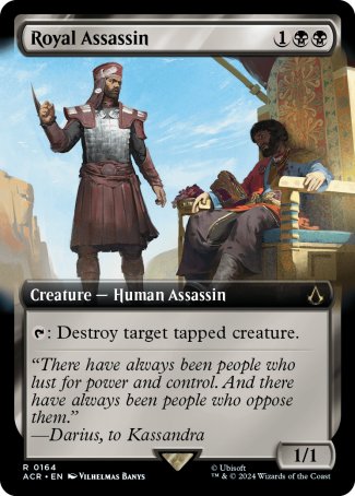 (164) Magic The Gathering Universes Beyond: Assassin's Creed: Extras Single: Royal Assassin (V.1) Holo Rare