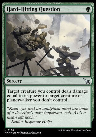 (164) Magic The Gathering Murders at Karlov Manor Single: Hard-Hitting Question Uncommon