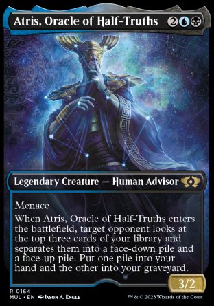 (164) Magic The Gathering Multiverse Legends Single: Atris, Oracle of Half-Truths (V.4) Rare