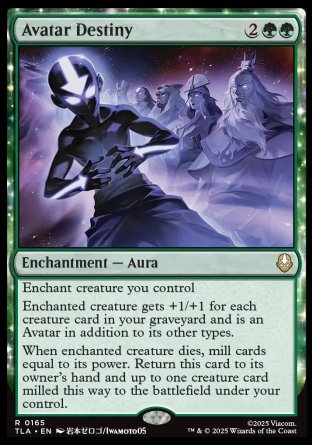 (165) Magic The Gathering Magic: The Gathering | Avatar: The Last Airbender: Promos Single: Avatar Destiny Rare