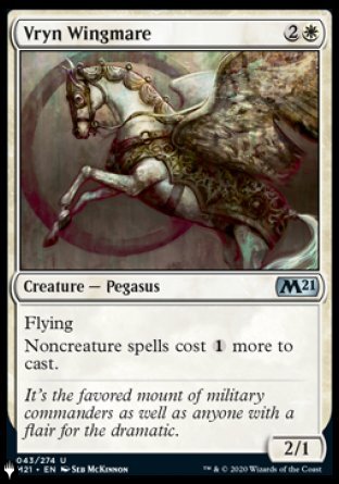 (043) Magic The Gathering The List Single: Vryn Wingmare Uncommon