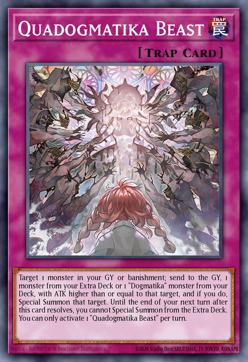 (078) YuGiOh TCG DOOD: Doom of Dimensions Single: Quadogmatika Beast Common