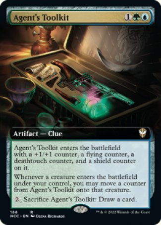 (166) Magic The Gathering Commander: Streets of New Capenna: Extras Single: Agent's Toolkit Rare