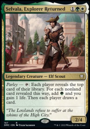(167) Magic The Gathering Commander: Dominaria United Single: Selvala, Explorer Returned Rare