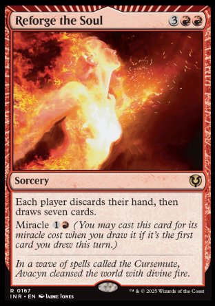(167) Magic The Gathering Innistrad Remastered Single: Reforge the Soul Holo Rare