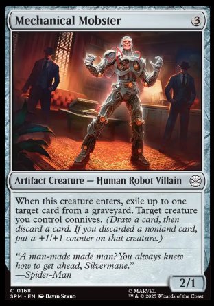 (168) Magic The Gathering Magic: The Gathering | Marvel's Spider-Man Single: Mechanical Mobster Common
