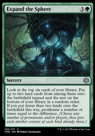 (168) Magic The Gathering Phyrexia: All Will Be One Single: Expand the Sphere Holo Uncommon