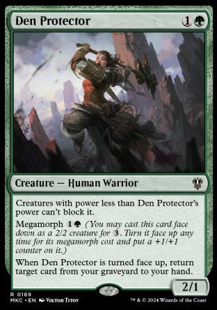 (169) Magic The Gathering Commander: Murders at Karlov Manor Single: Den Protector Rare