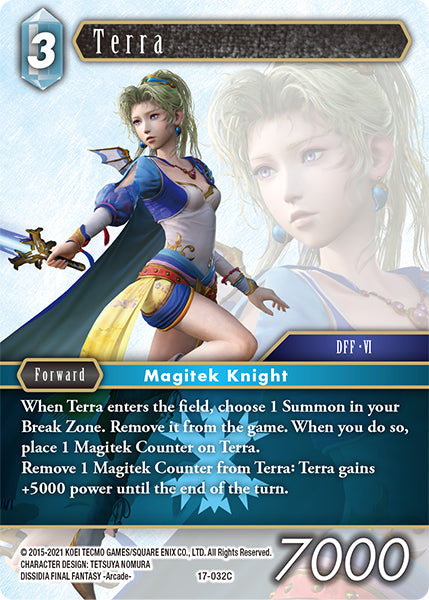 (032) Final Fantasy TCG Rebellion's Call Single: Terra (17-032) Common