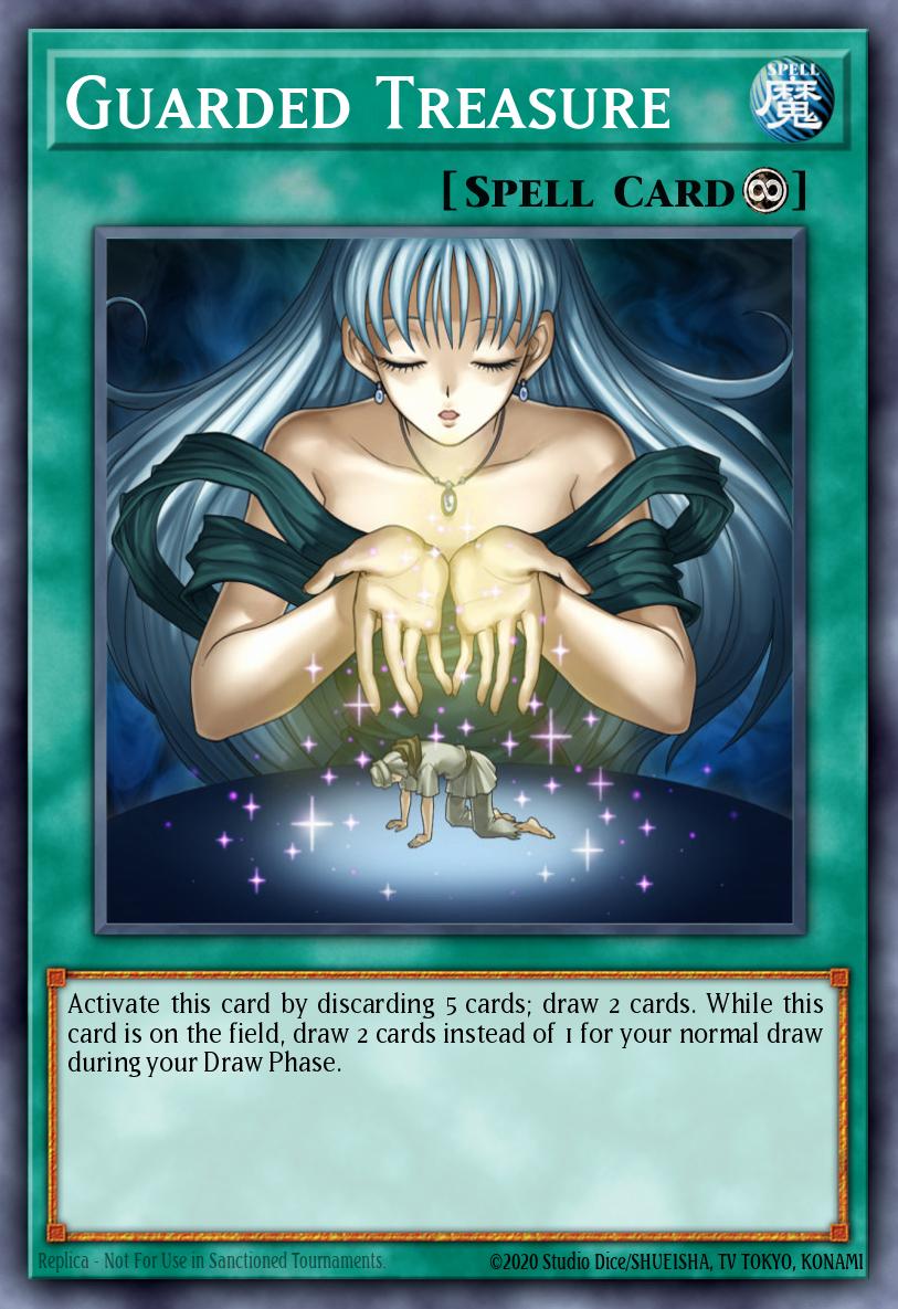 (015) YuGiOh TCG DLCS: Dragons of Legend: The Complete Series Single: Guarded Treasure Common