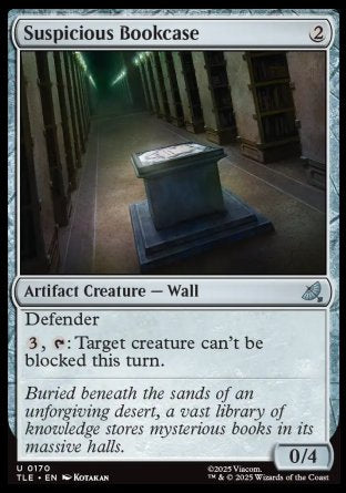 (170) Magic The Gathering Magic: The Gathering | Avatar: The Last Airbender: Eternal Single: Suspicious Bookcase Uncommon