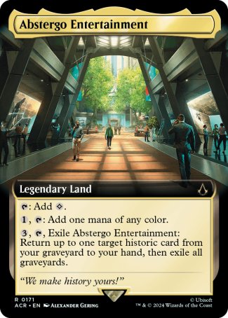(171) Magic The Gathering Universes Beyond: Assassin's Creed: Extras Single: Abstergo Entertainment (V.1) Rare