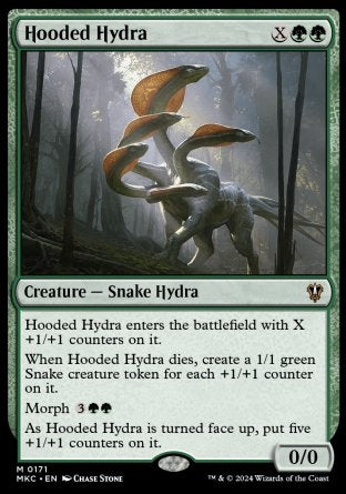 (171) Magic The Gathering Commander: Murders at Karlov Manor Single: Hooded Hydra Mythic